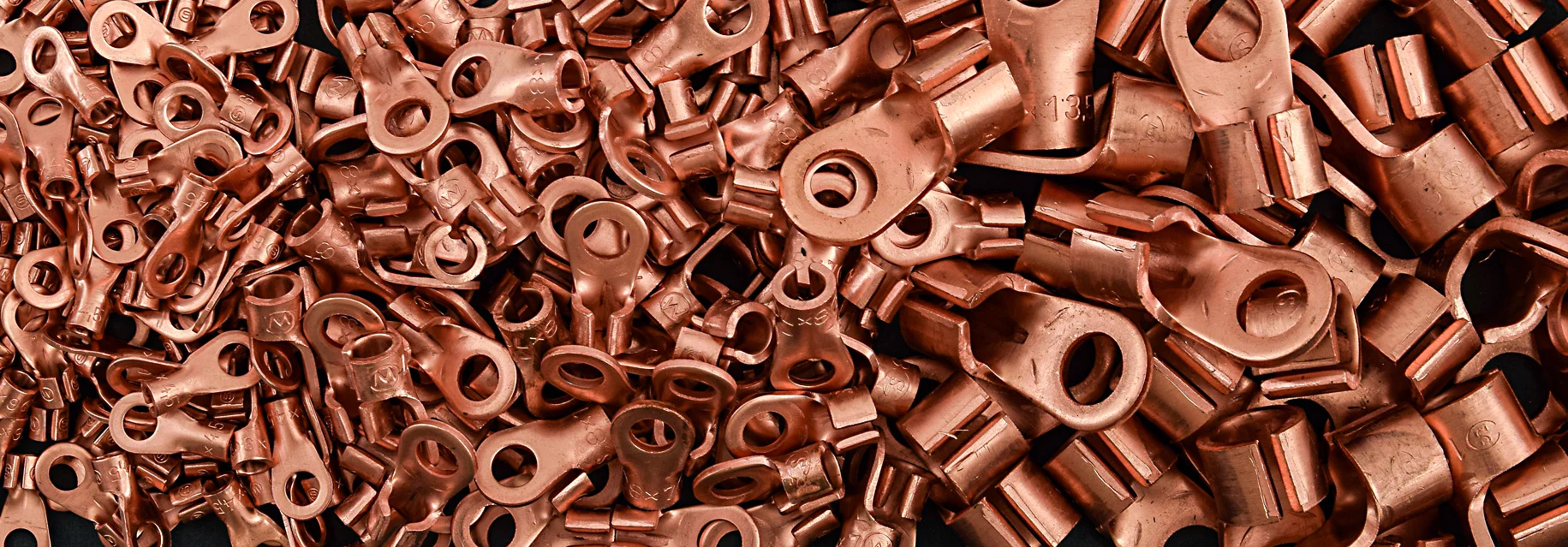 Forrasztható vörösréz saruk