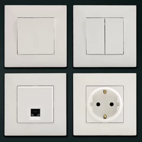 Fehér - Legrand Niloé Step