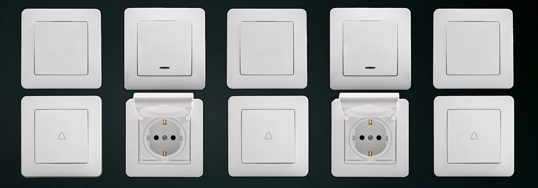 Fehér - Schneider Sedna Design