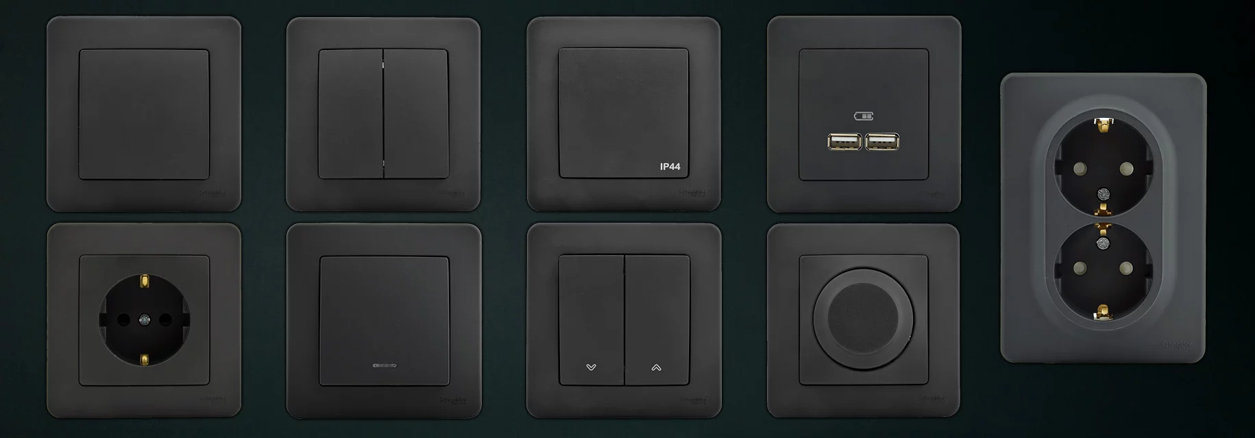 Antracit - Schneider Sedna Design