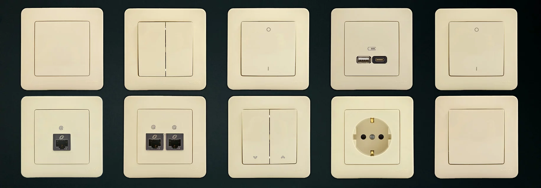 Bézs - Schneider Sedna Design