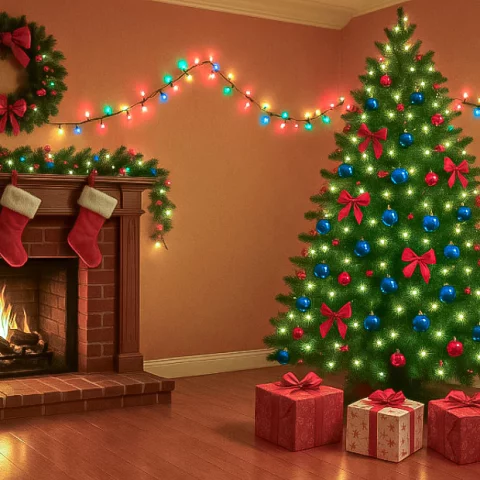 Karácsonyi fényfüzérek és ajándék ötletek