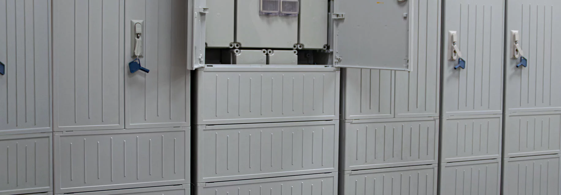 Szabadon álló mérőszekrények