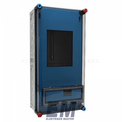 Hensel MI 724310 3060 3 Fm 3 fázisú villanyóra szekrény kék