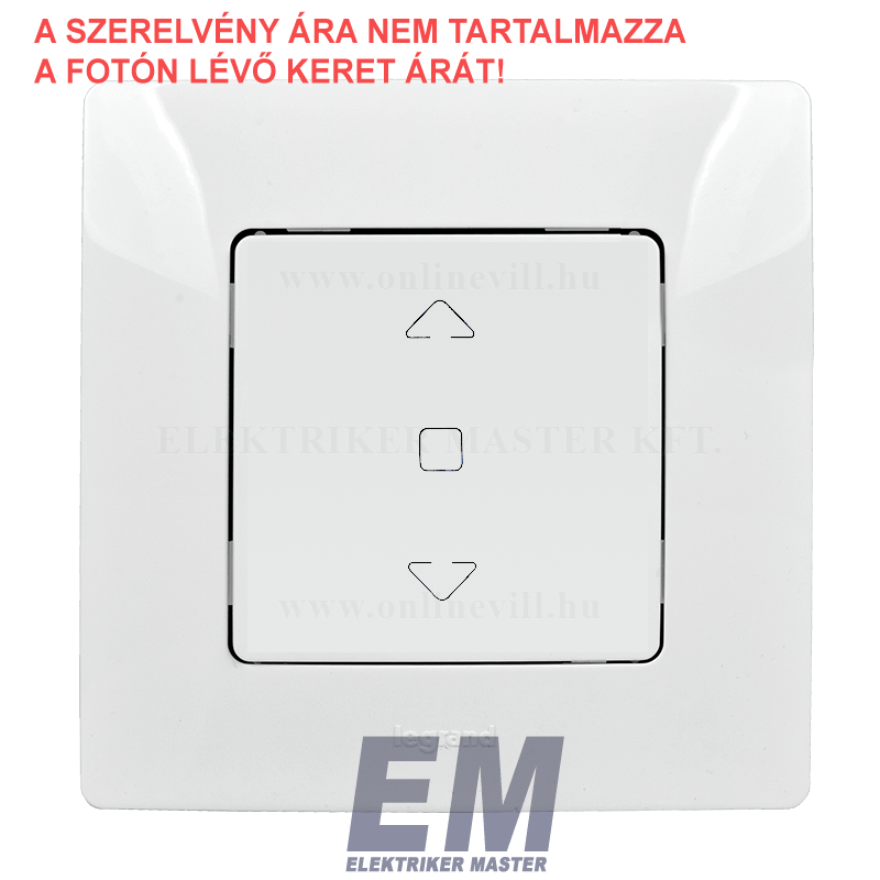 Legrand Niloe Redonynyomo korommel csavaros bekotes feher 764512