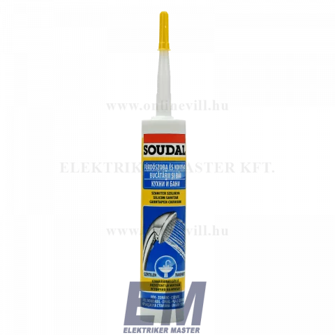 Fugaszil színtelen Szaniter Ecetsavas 280 ml Soudal 153418