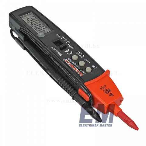 Maxwell Feszültségvizsgáló teszter 0,1mV-600V digitális multiméter 25401