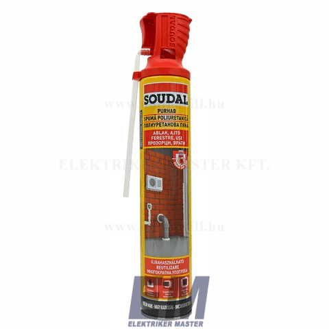 Purhab beépített pisztollyal Soudal 750 ml Soudal 103250