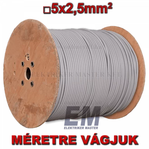 MBCU 5x2,5 kábel (NYM-J) tömör réz vezeték (Dobon)