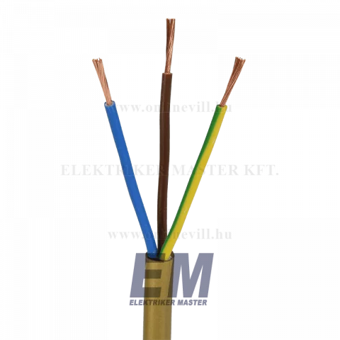 MT ARANY 3x0,75 kábel (H05VV-F) MTK sodrott réz vezeték
