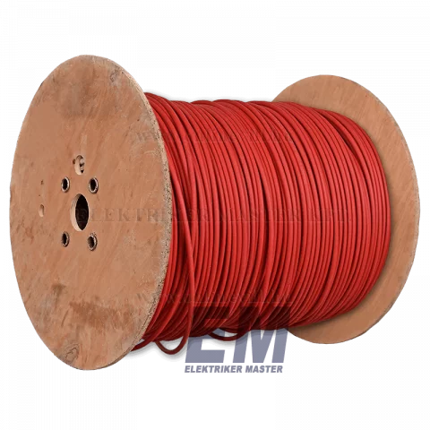 Szolár kábel 4mm2 piros (H1Z2Z2-K) napelem DC vezeték