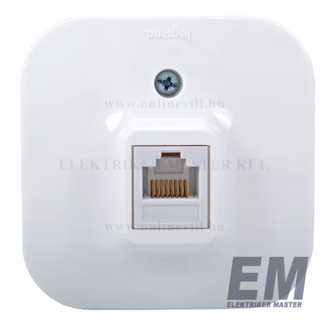 Legrand Forix IP20 falon kívüli RJ45 Cat.5e UTP informatikai csatlakozóaljzat fehér 782424