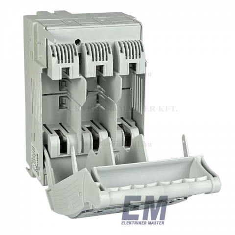 Biztosítós szakaszoló kapcsoló NH00 NKI késes biztosítékhoz 3 pólusú 160A Sínre Apator RBK00PRO-SG