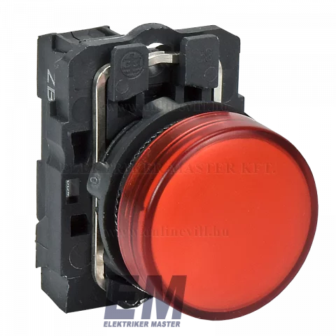 Schneider LED-es jelzőlámpa piros 230V XB5AVM4