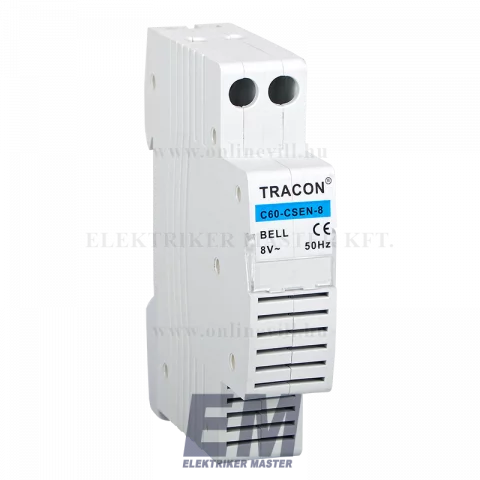 Csengő sínre szerelhető 8V Tracon C60-CSEN-8