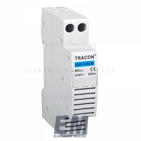 Csengő sínre szerelhető 230V Tracon C60-CSEN