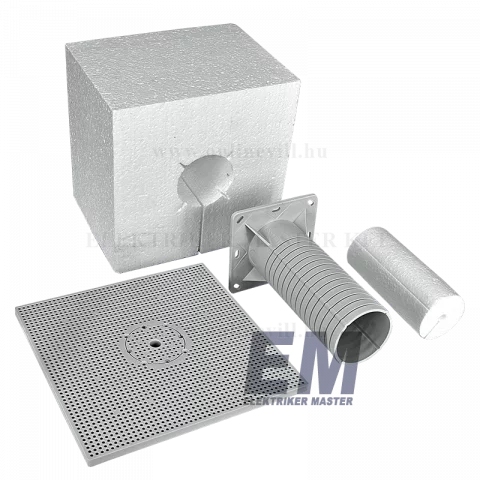Villanyszerelési szerelőlemez (50-200mm) hőszigetelő burkolatba 238x238mm Kopos Kolin MDZ XL KB