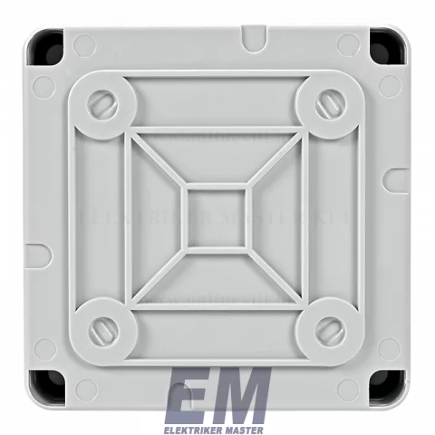 Kötődoboz falon kívüli 100x100x50 mm IP56 vízmentes sima oldalú Elettrocanali EC410C4