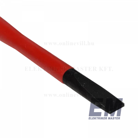 Lapos szigetelt csavarhúzó 1,0x4,5x125 mm 1000V Villanyszerelő csavarhúzó KIF-FAM Wiha 72-00824