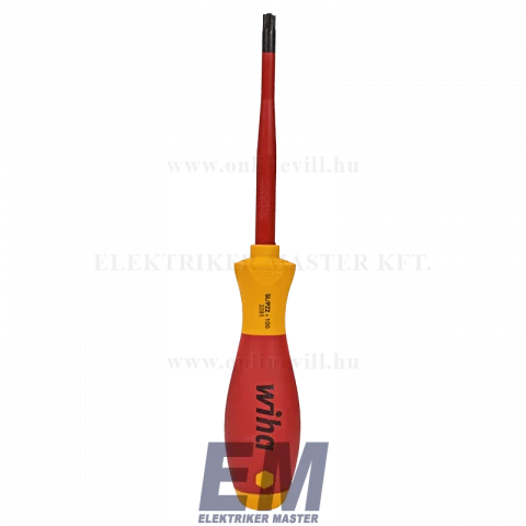 Keresztélű szigetelt csavarhúzó SL/PZ2 100x218mm (Plus-minus) 1000V slimFIX Wiha Sorkapocs csavarhoz