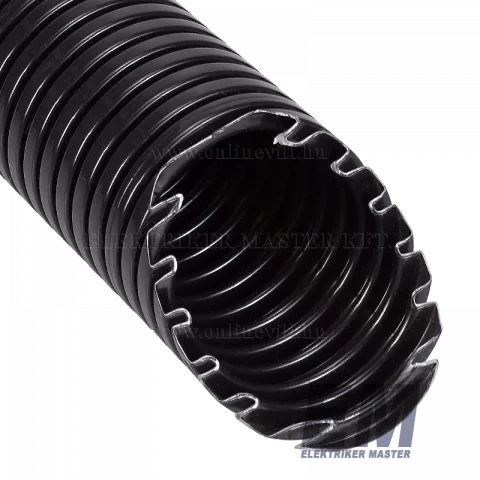 Lépésálló gégecső 50 mm flexibilis védőcső villanyvezeték cső műanyag fekete 25m Gewiss DX15050