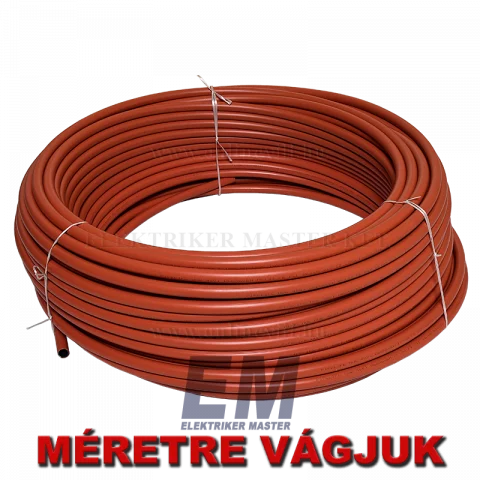 Symalen cső 16 Betonflex lépésálló elektromos kábel védőcső földbe narancssárga/fekete 100m PEP