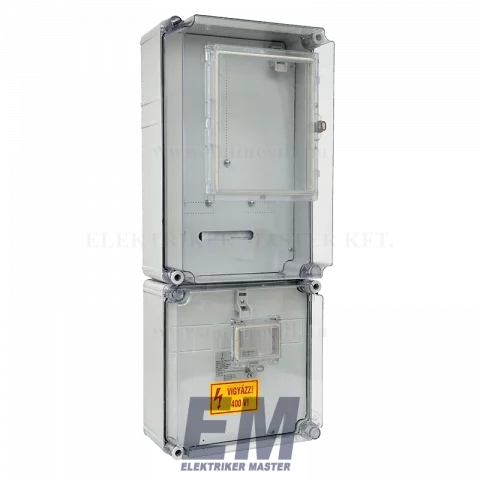 Csatári Plast PVT 3075 Fm-SZ 1/3 fázisú villanyóra szekrény (nappali) 80A szabadvezetékes