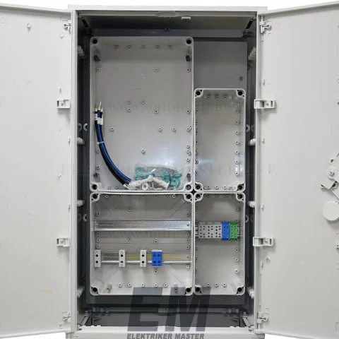 Csatári Plast PVT-K-L Fm 1/3 fázisú villanyóra szekrény lábazattal (nappali) földkábeles