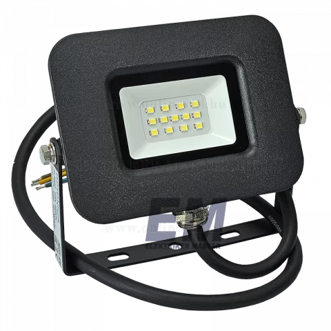 LED Reflektor 10W 6000K Fekete Optonica Epistar Chip Set FL5880