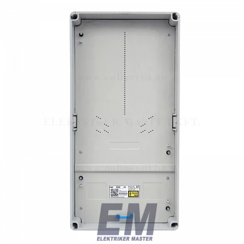 Hensel HB3000-U fogyasztásmérő szekrény 1/3 fázis (nappali) 63A szabadvezetékes felületre szerelt
