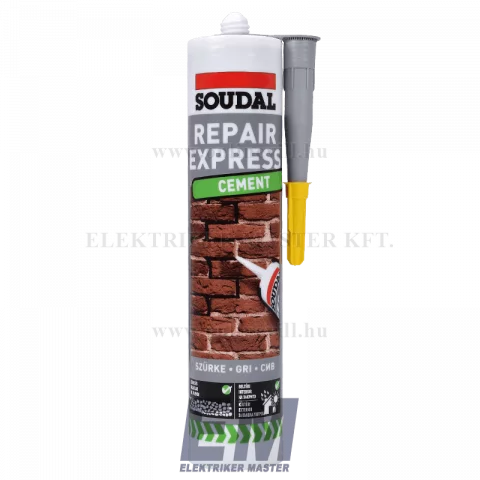 Soudal Szemcsés struktúrájú tömítő szürke 280ml Repair Express Cement 131986