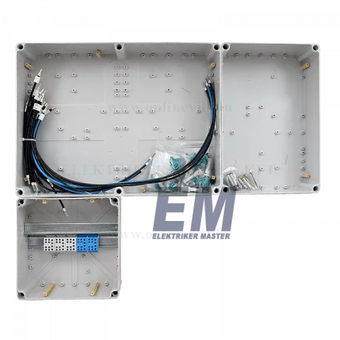 Csatári Plast PVT 7590 Á-V-H Fm-SZ 1/3 fázisú kombinált villanyóra szekrény (n.+é+H) szabadvezetékes