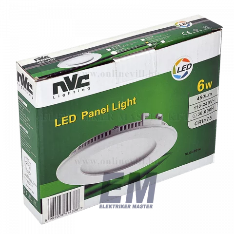 NVC 2014 6W 4000K LED mélysugárzó 120°