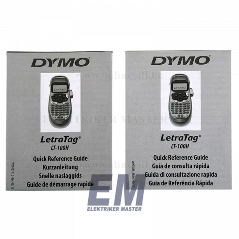Dymo LT 100H feliratozógép LetraTag hordozható, ABC bill.