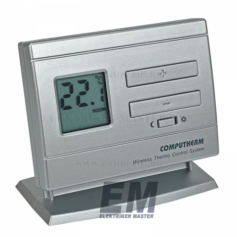 COMPUTHERM Q5RF TX digitális szobatermosztát vezérlő egység (rádiófrekvenciás) termosztát vezérlő