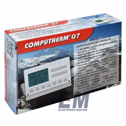 COMPUTHERM Q7 digitális szobatermosztát programozható