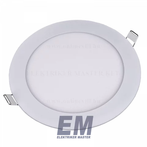 LED Panel Mennyezeti Beépíthető 12W 4500K Természetes Fehér Kerek Optonica DL2438
