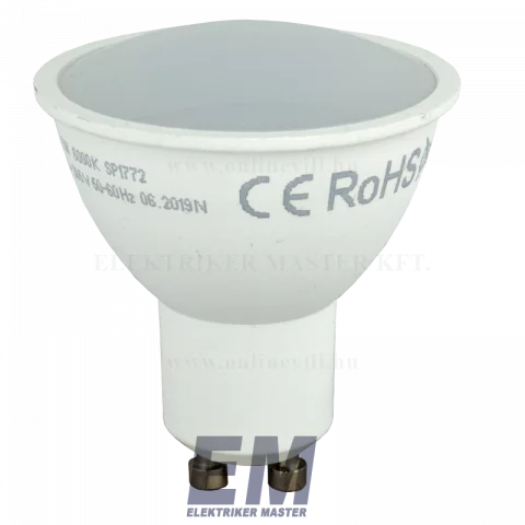 GU10 LED Spot Izzó 7W 6000K hideg fehér prémium Optonica SP1772