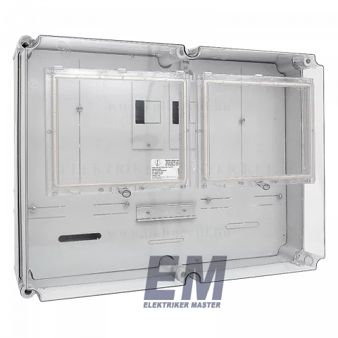Csatári Plast csoportos mérő modul PVT 6045 Á-V Fm-Cs 1/3 fázisú 63A/32A (n+é) mérő számára