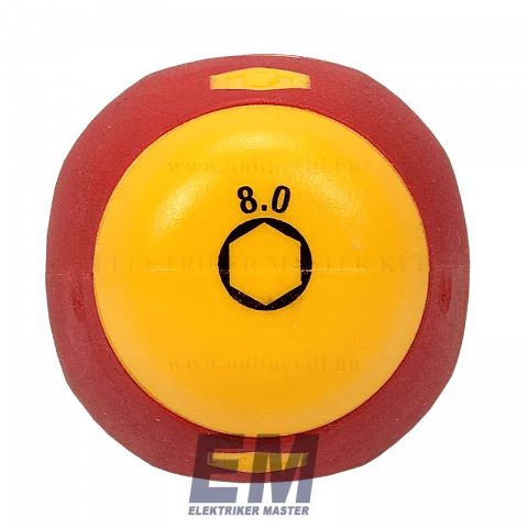 Dugócsavarhúzó Szigetelt Dugókulcs 8 mm 1000V KIF-FAM Wiha 72-00859-322