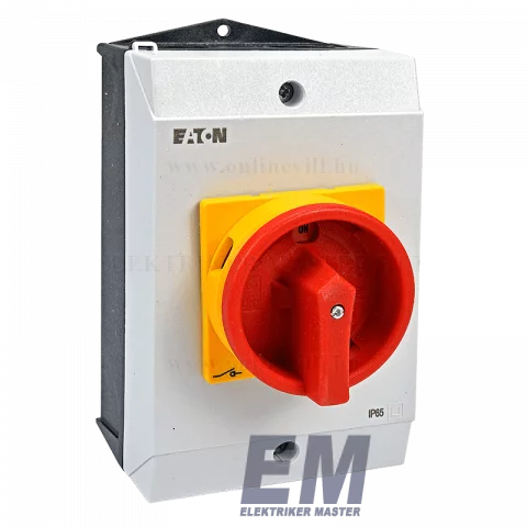 Eaton P1-32/I2/SVB Tűzeseti Be-Ki kapcsoló 3p 32A tokozott