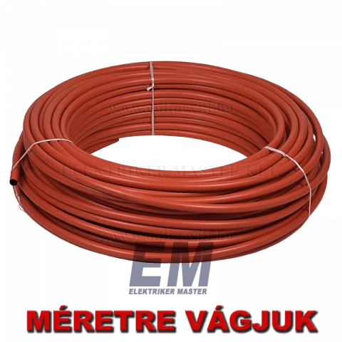 Symalen cső 20 Betonflex lépésálló elektromos kábel védőcső földbe narancssárga/fekete 100m PEP