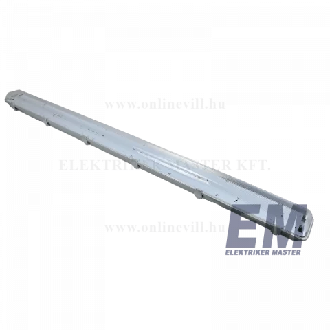 LED Fénycső Armatúra 2x 150 cm IP65 por és páramentes led lámpatest GTV Helios LD-HEL258B-30