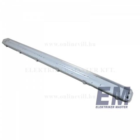 LED Fénycső Armatúra 2x 150 cm IP65 por és páramentes led lámpatest GTV HeliosLD-HEL258B-30_KIFUTÓ