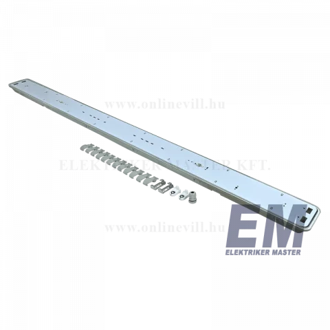 LED Fénycső Armatúra 2x 150 cm IP65 por és páramentes led lámpatest GTV HeliosLD-HEL258B-30_KIFUTÓ