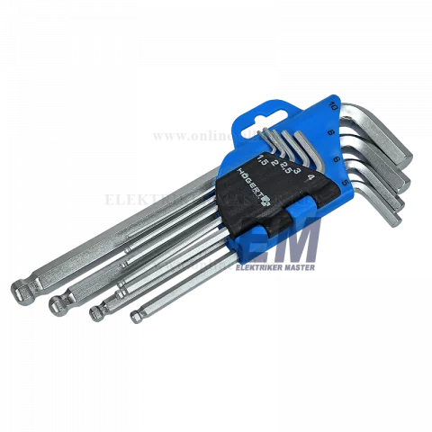 Imbuszkulcs készlet hatszögű (1,5-10, 9 darabos) Högert HT1W804