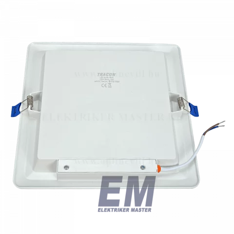 LED Panel Mennyezeti Beépíthető 18W 4000K Négyzet Tracon LED-DLNS-18NW