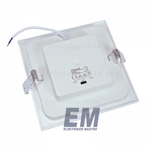 LED Panel Mennyezeti Beépíthető 12W Állítható Színhőmérséklettel Négyzet 1190lm Commel 337-414