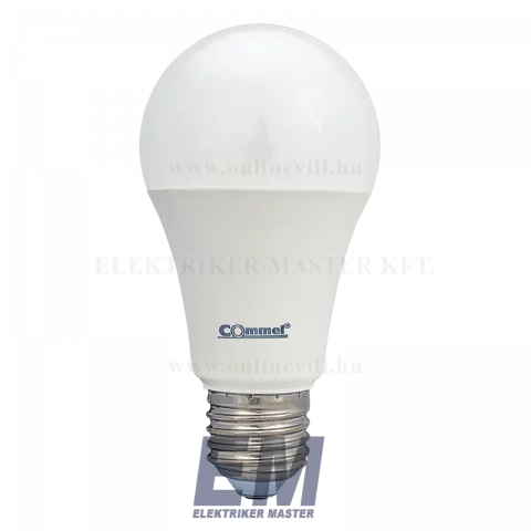 Wifi okos Led izzó RGB 9W 3000K-6500K E27 820lm 2,4GHz Commel 305-701