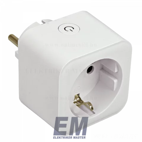 Wifi okos dugalj 16A 3500W 230V, 2,4 GHz fehér Commel 265-306